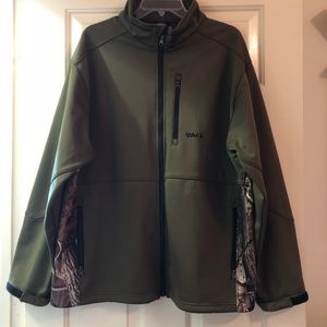 Soft shell camo jacket